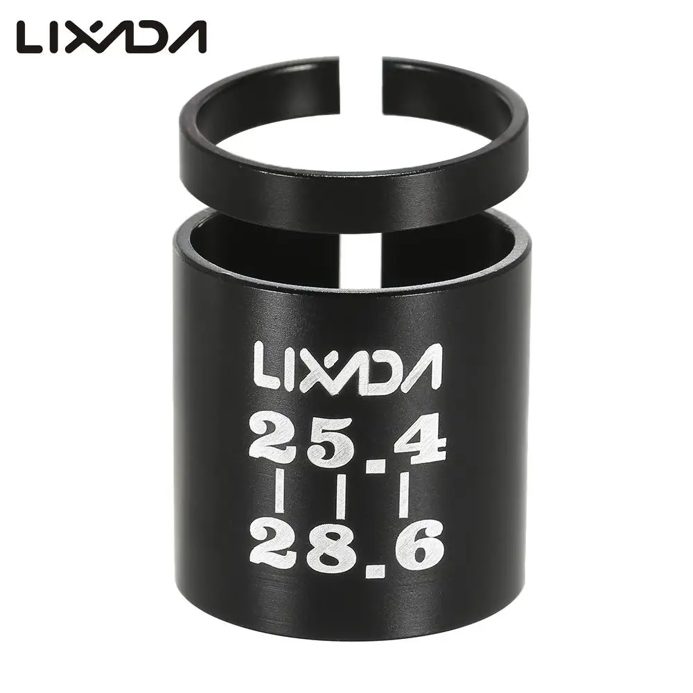 

Lixada Bicycle Stem Fork Shim Aluminum Alloy Fork Steerer Tube Adapter 25.4mm to 28.6mm