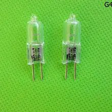 5 шт./лот галогенные лампы G4 24 в 10 Вт 20 Вт 35 Вт молибденовые ножки микроскоп 24 В g4 20 Вт