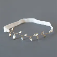 Хрустальная Свадебная подвязка золотой лист Свадебная подвязка Золотая подвязка со стразами свадебные аксессуары