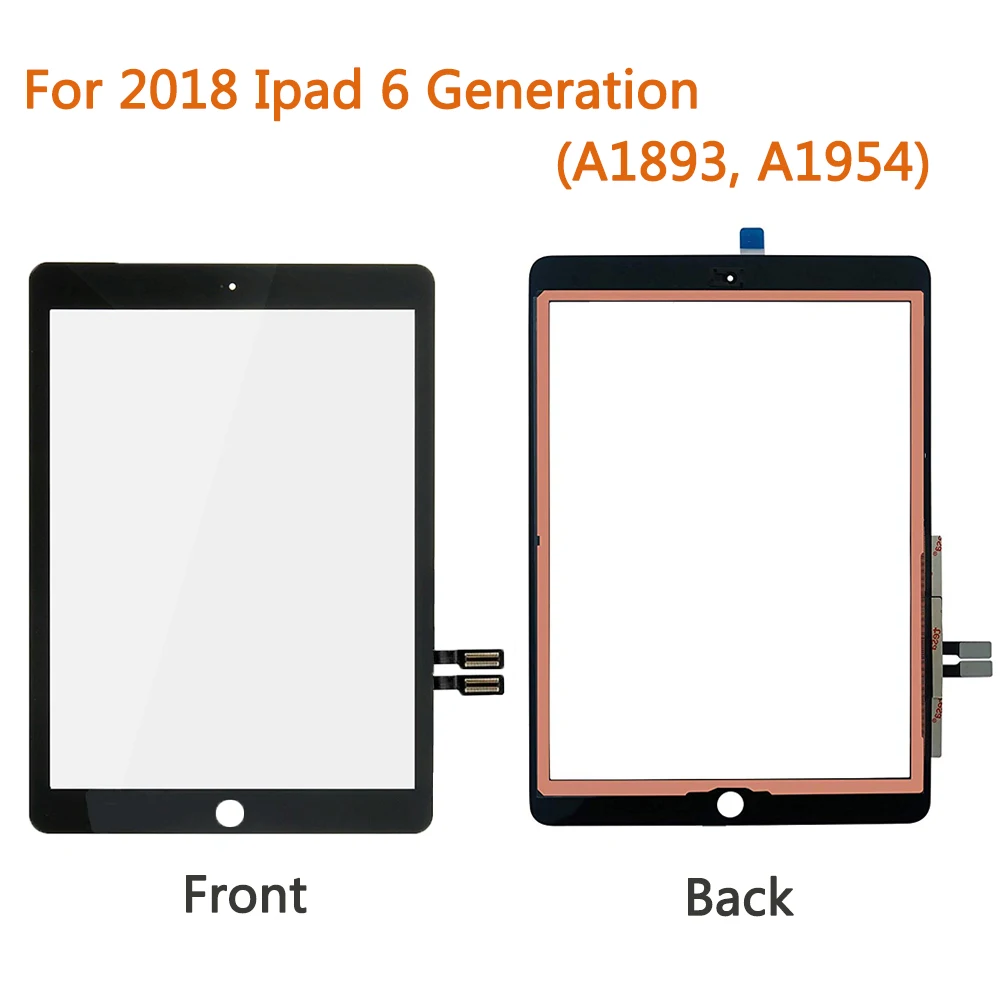 Для 9," iPad сенсорный экран iPad 6 6th A1893 A1954 дигитайзер дисплей передняя внешняя панель Стекло в сборе Замена
