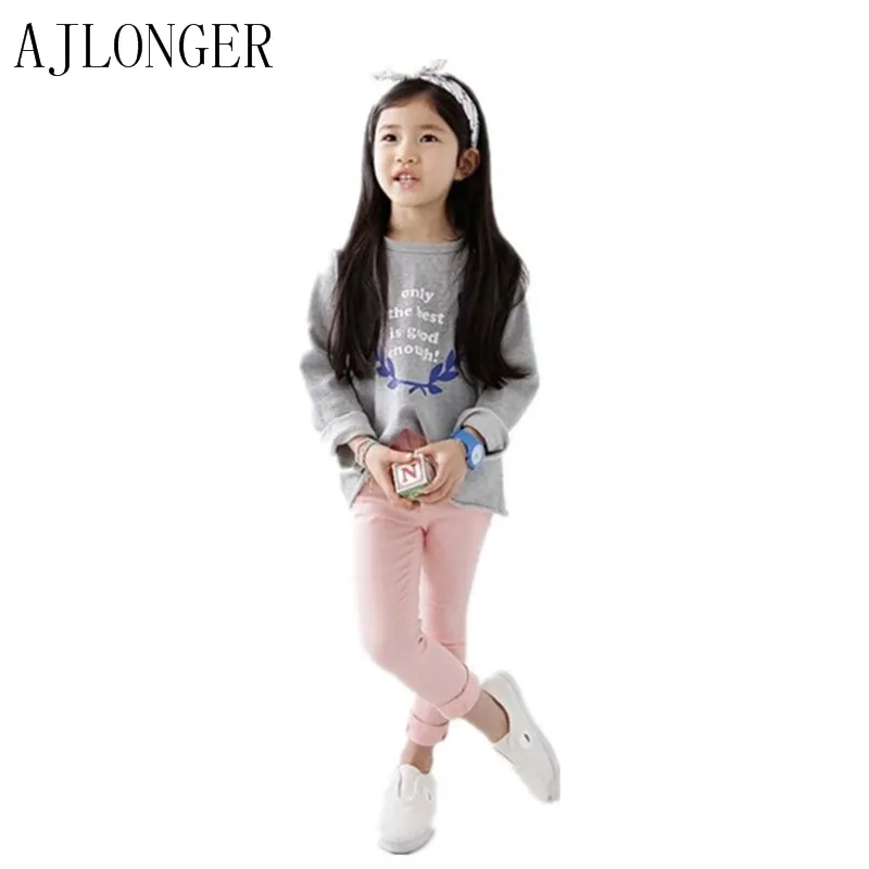 

New Kids Pants Girls Fashion Leggings Candy Colors Trousers drop shipping