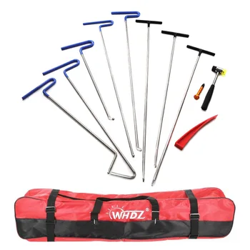 

WHDZ 8Pcs hook Dent Repair Tool - Dent Puller Tap Down Auto Car Ding Dent Repair Tool with Wedge Paintless Hail Removal Tool