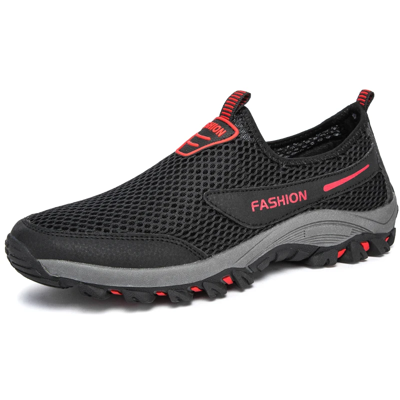 

Autumn Summer Mens Hiking Shoes Outdoor Sports Couple Air Mesh Comfortable Breathable Sport Mountaineer Cheap Trekking Shoes