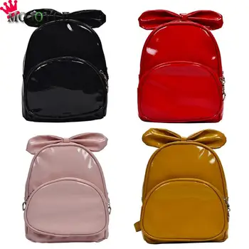 

2018 Kids Backpack School Backpack For Girls Kindergarten Pupils Backpack Cute Solid Color Zipper Student Bag Mochila Feminina