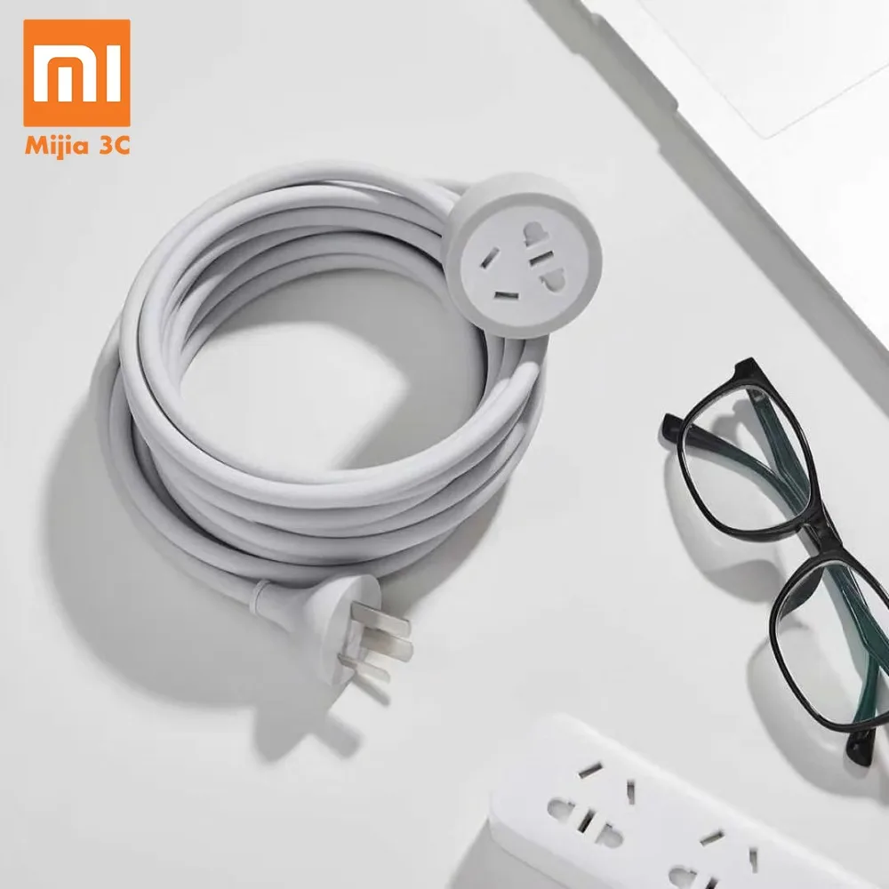 Оригинальный Удлинительный шнур Xiaomi электронная розетка удлинитель 4 8 м 189