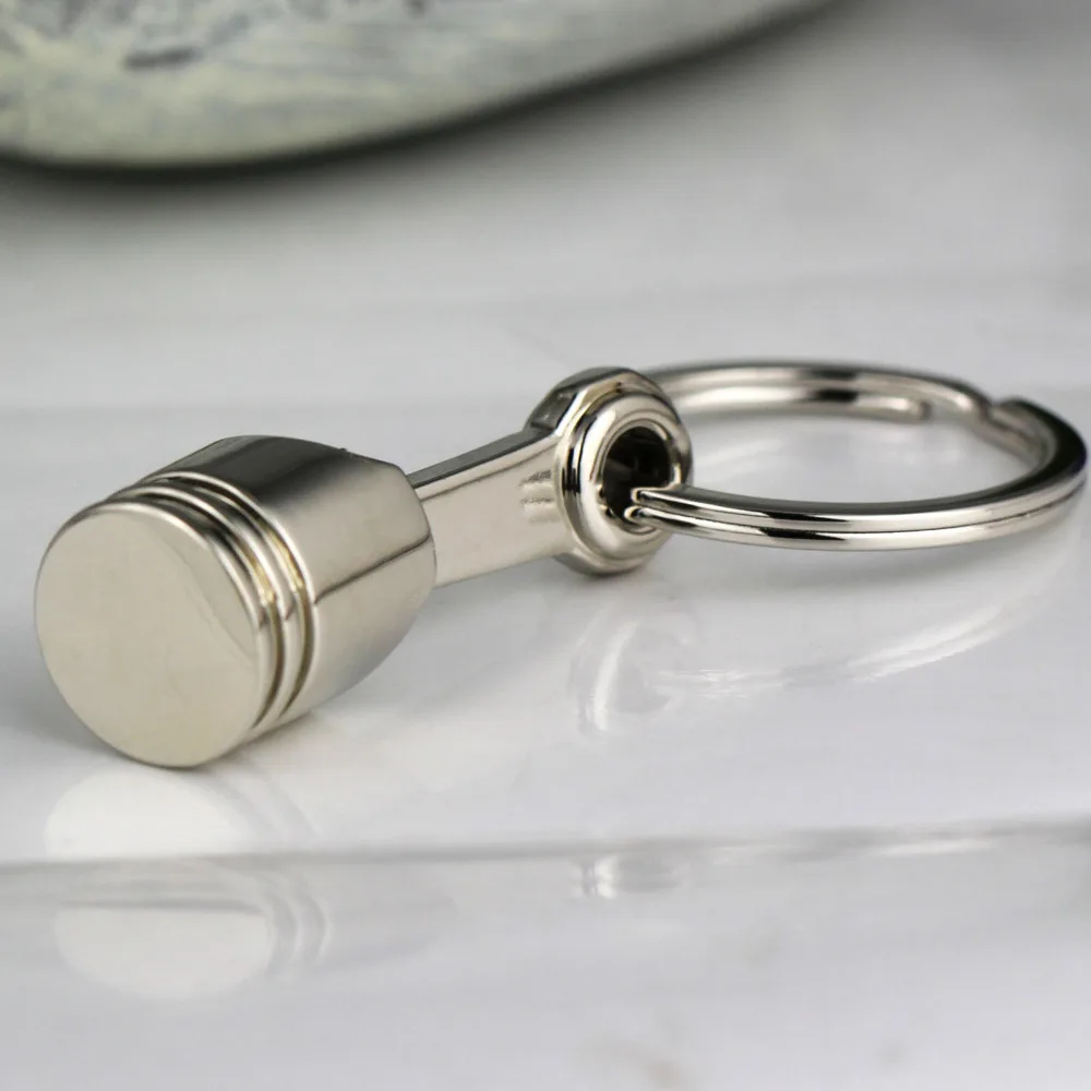 Piston-Keychain-Creative-Accessories-Auto-Part-Model-Automotive-Keyring-Key-Chain-Ring-Key-Rings-Keyfob