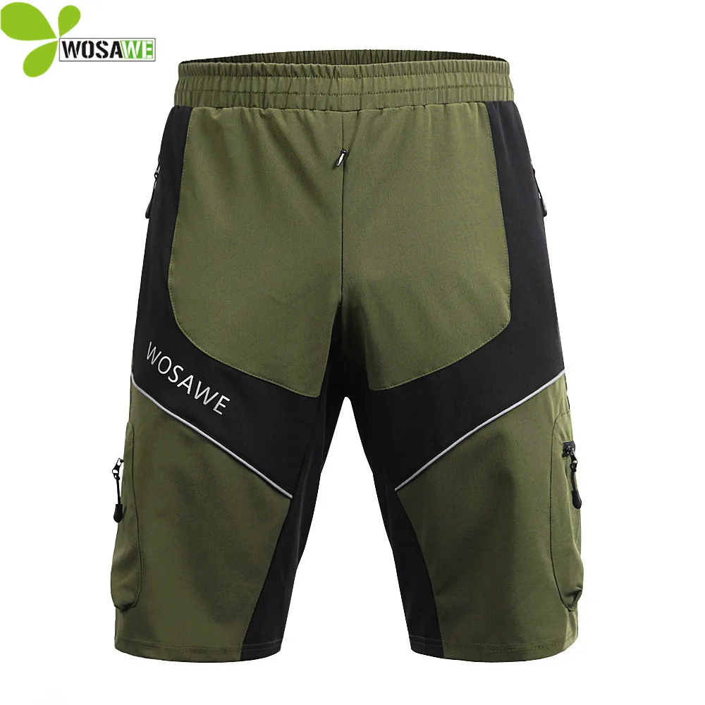 WOSAWE MTB Road Men loose Cycling Short tight without Pad Bike Bicycle Leisure Baggy 3D Padded cycling Shorts Clothings clothes WOSAWE MTB Road Men loose Cycling Short tight without Pad Bike Bicycle Leisure Baggy 3D Padded cycling Shorts Clothings clothes