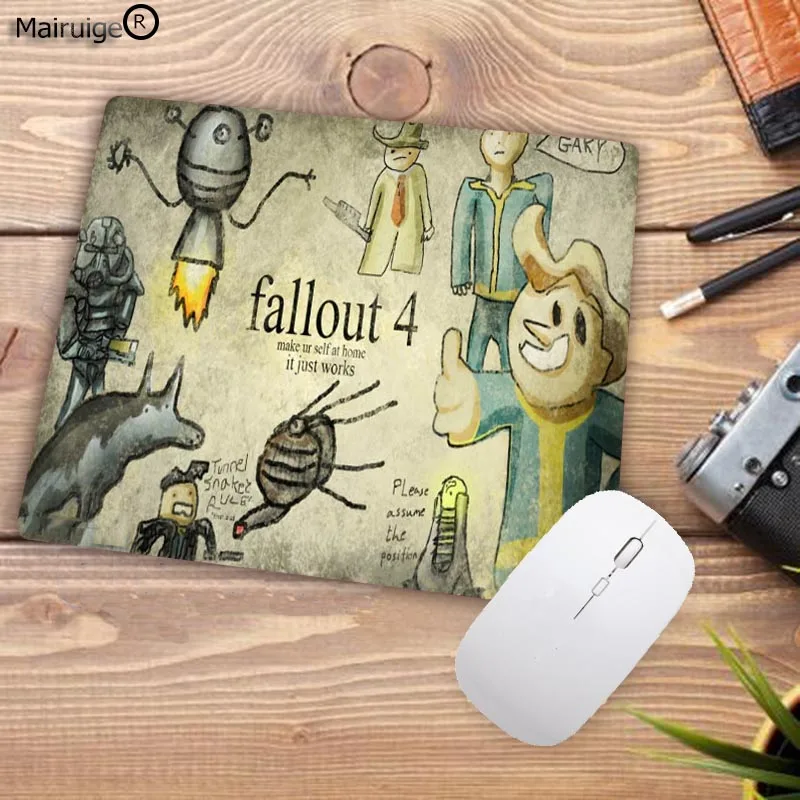 Mairuige для Fallout обои игровая клавиатура маленькие коврики для мыши 18x22 см 20x25 см 25x29 см на заказ высокая скорость - Цвет: 22X18CM