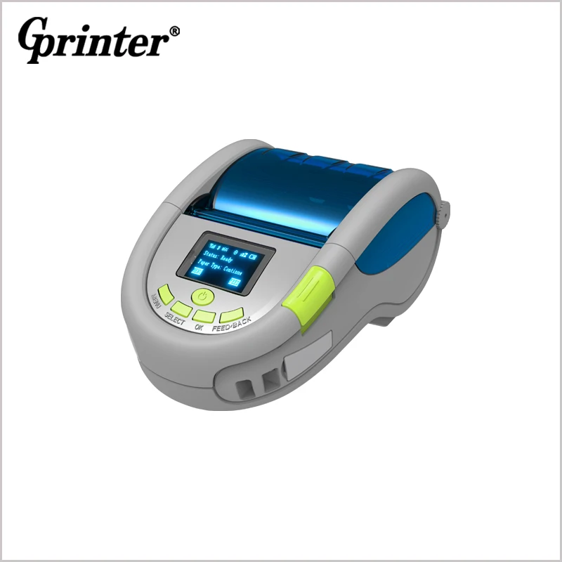 

72mm mobile label printer LED display function