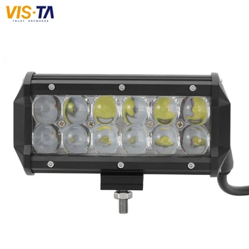 

1PCS 60W 7 Inch LED Light Bar Spot/Flood Beam Work Light Offroad Fit ATV Offroad Driving Vehicle Boat Barra 12V 24V LED Lamp