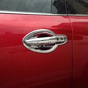 

For Mazda CX9 CX-9 2016 2017 2018 Side Door Handle Sequin Cover Door Bowl Decoration ABS Chrome Stickers Car-Styling Accessories