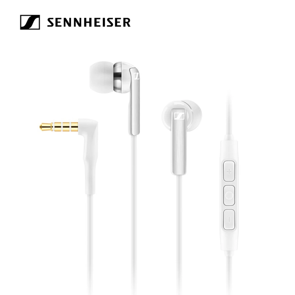 Проводные наушники Sennheiser CX 2,00G 3,5 мм с микрофоном, стереонаушники для управления звуковой линией, динамическая гарнитура для устройств с ОС Android