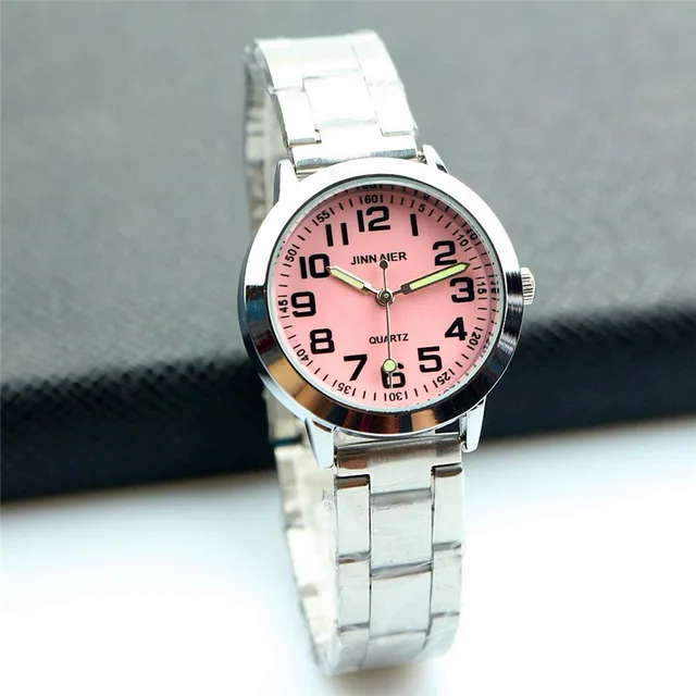 Nazeyt middle student girls 7 colors face dial lovely quartz watch women luminou Nazeyt middle student girls 7 colors face dial lovely quartz watch women luminou