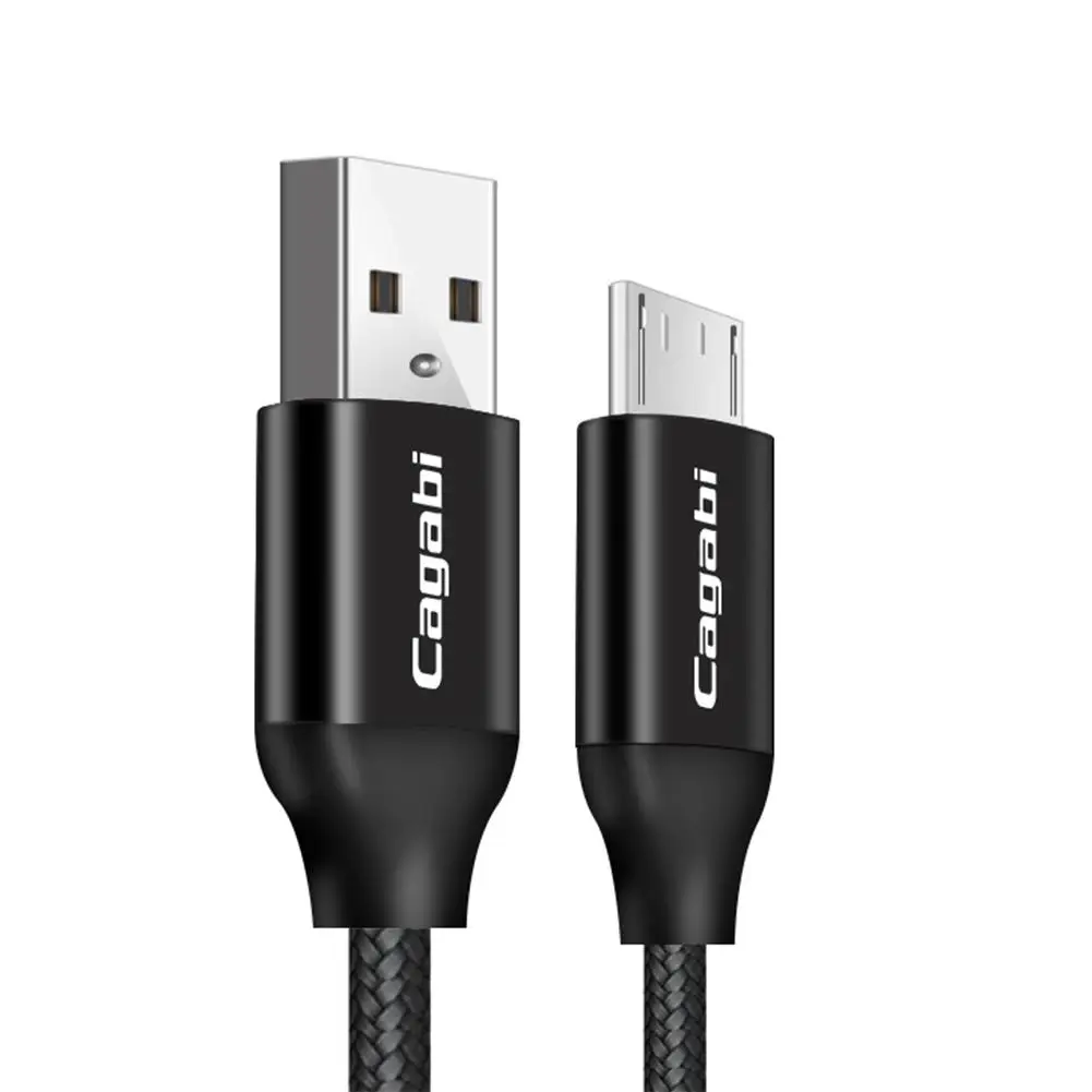 

Cagabi 1 M Micro USB Cable N1 Nylon 480Mbps 5V 2.4A Type C Sync Data Cable 2.4A Fast Charge Android USB Charging Cord Microusb