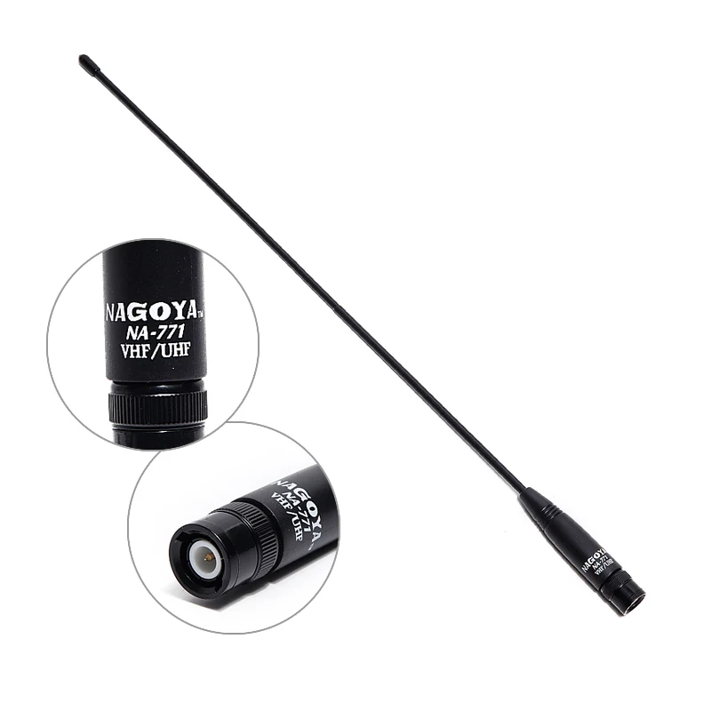 Nagoya NA-771 BNC Двухдиапазонная VHF/UHF 144/430 МГц мягкая антенна NA771 для Icom IC-V8 IC-V82 TK308 и т. д.