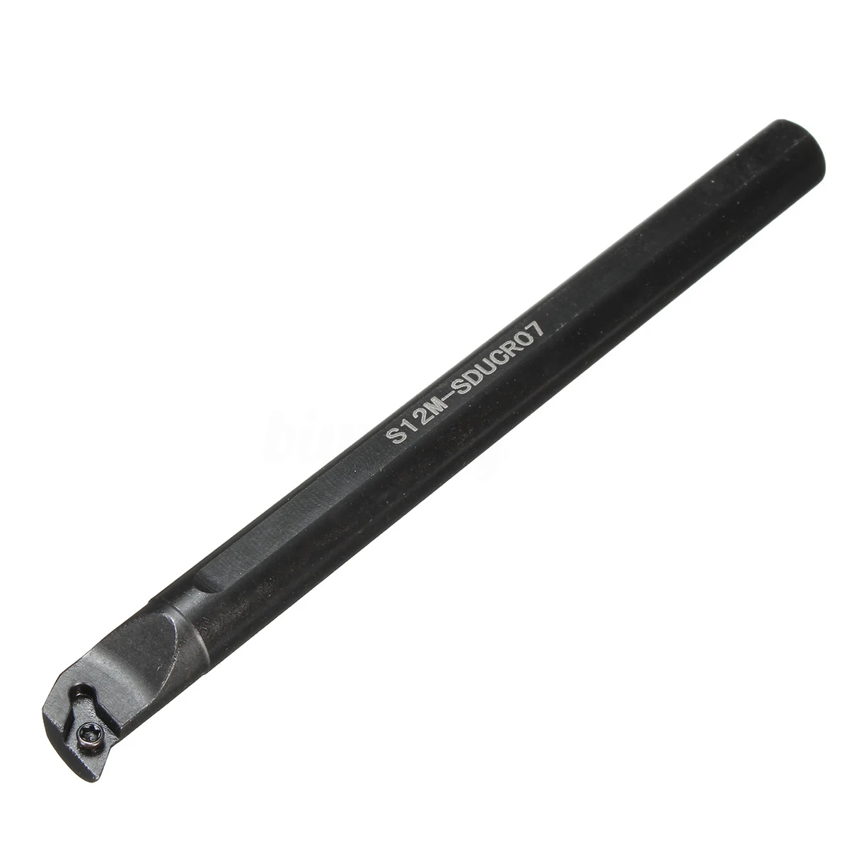 4pcs Mayitr Lathe Boring Bar Turning Tool Holder 12mm Shank Diameter + 10pcs High Hardness DCMT0702 Carbide Inserts+ 4pcs Wrench