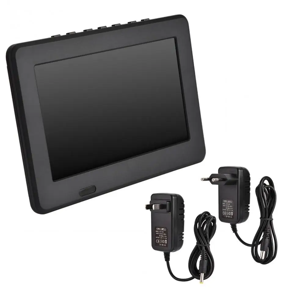 LEADSTAR ISDB-T 7 Inches Car Portable TV Rechargeable Digital Color Television Player TFT-LED Screen with EU US Adapter Optional