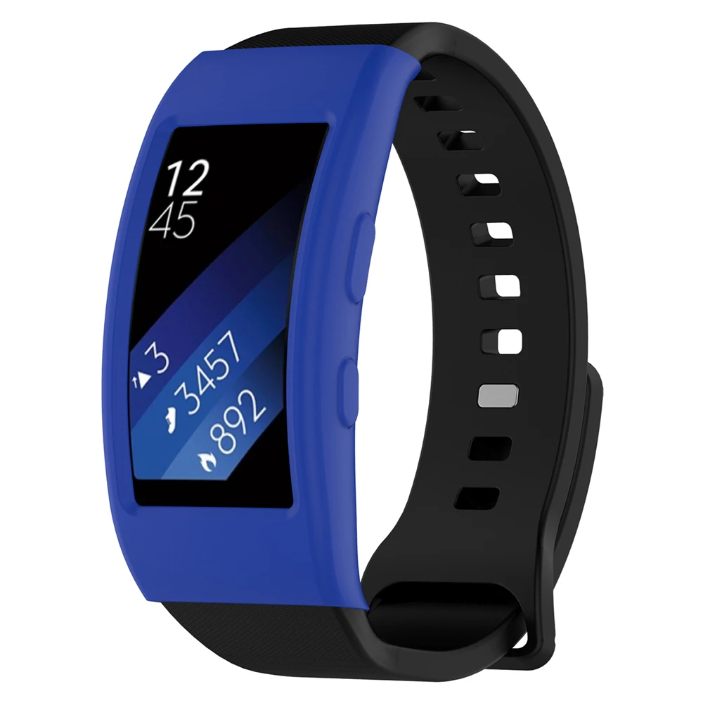 Силиконовый защитный чехол для часов Samsung Gear Fit2 SM R360 Pro R365 умная повязка фитнеса