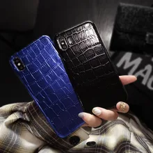 

Luxury crocodile skin fashion phone case for iPhone 6 6s 7 8 plus X XR XS Max Hard Cover Funda for Huawei P10 P20 Mate 10 honor