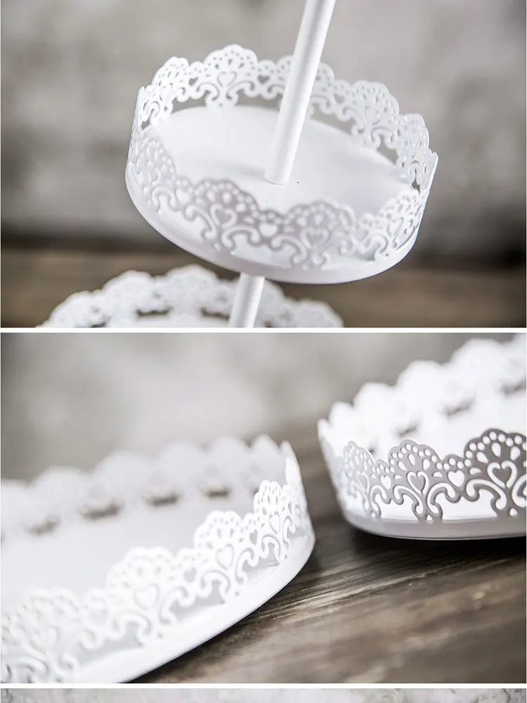 Вечерние белые свадебные торт аппарат для выпечки Baker cart Настольный лоток еды инструменты хранения