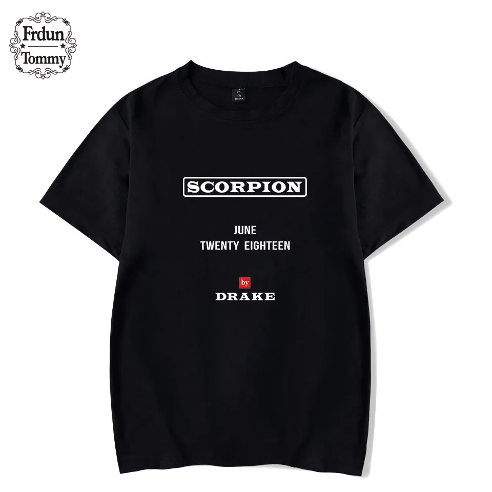 

Frdun Tommy Drake Scorpion Album Summer Cool Tshirts Men/Women Hip Pop High Quality Cotton Short Sleeve Casual Fashion Clothes