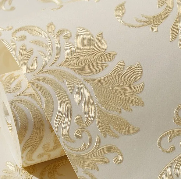 Modern Self Adhesive Paper Flower Embossed Wallpaper 3d Wallpaper For Walls Living Room Tv