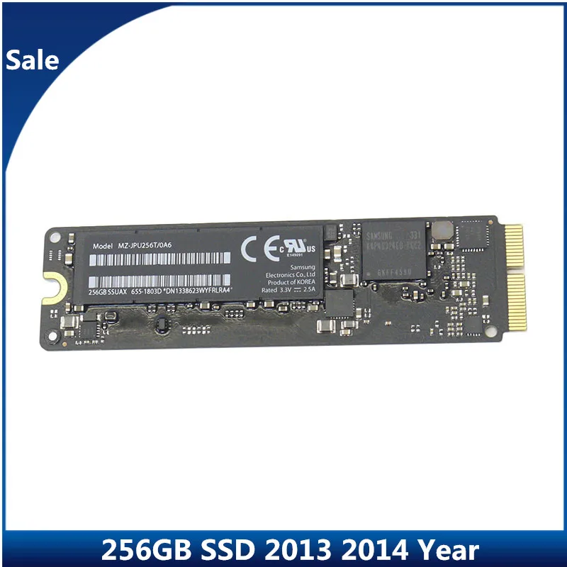 

Laptop SSD 256GB 655-1803D for MacBook Pro 15" A1398 A1502 A1466 A1465 Solid State Drive 256G 2013 2014 Year MZ-JPU256T/OA6