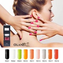 Olan 1 pieces/lot long lasting one step gel nail polish 3 in 1 vernis semi permanent gel varnishes nail glue vernis a ongle