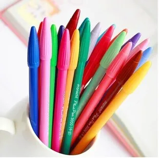 30 Цвет 0.3 мм Multicolours ручка на водной основе ультрадисперсных Гелевые Ручки корейский канцелярия материал Эсколар школьные принадлежности