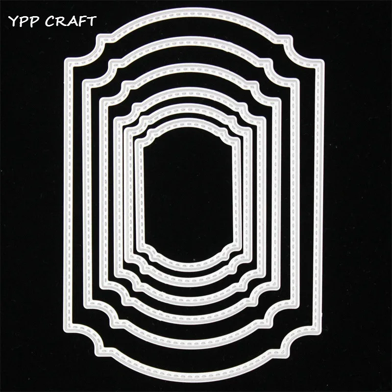 

YPP CRAFT Metal Border Frames Cutting Dies Stencils for DIY Scrapbooking/photo album Decorative Embossing DIY Paper Cards