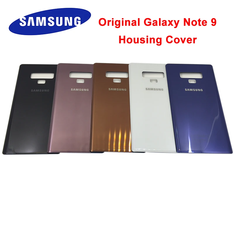 

Original Samsung Galaxy note9 note 9 Back Battery Cover Case 3D Glass Samsung Note 9 Case Door Rear Housing Cover Replacement