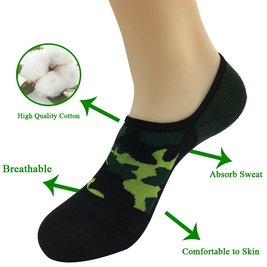 Носки мужские цветные короткие 10 пар/лот|ankle socks men|no showbrand men |