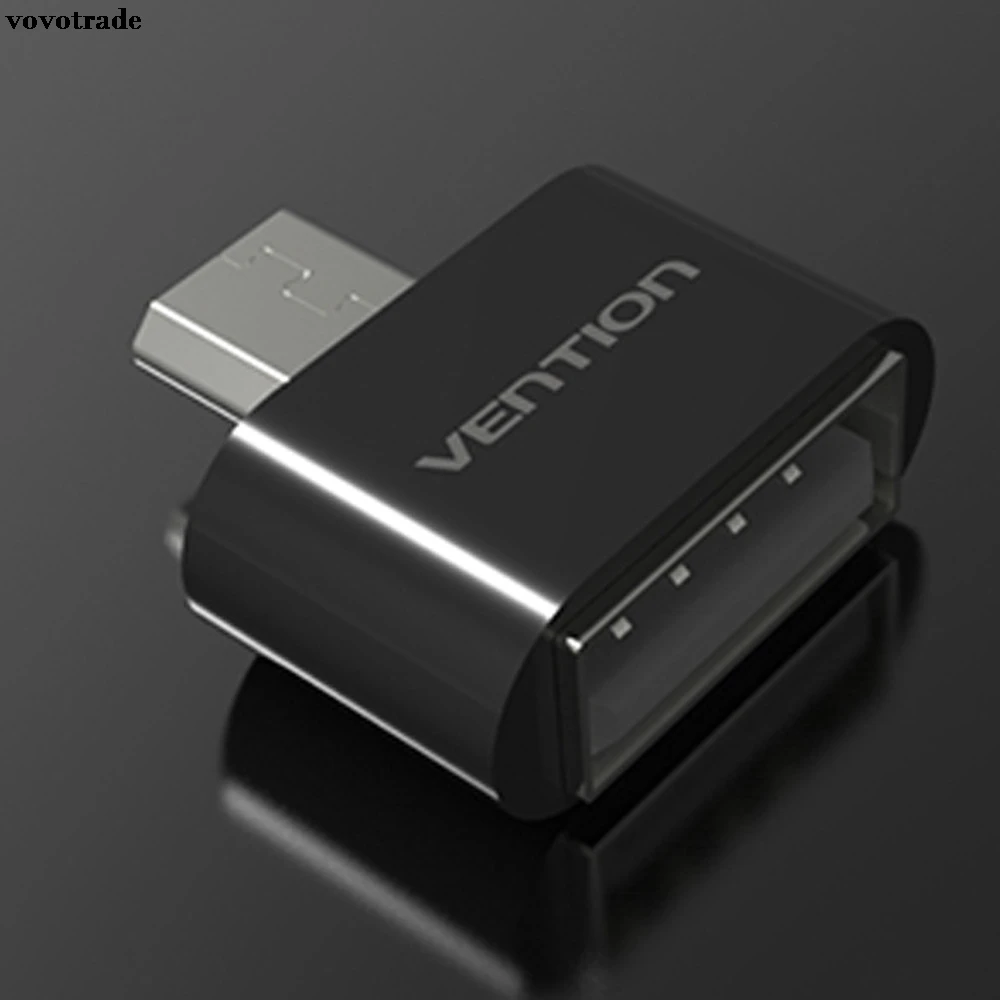 

vovotrade Vention VAS-A07 Micro USB To USB OTG Mini Adapter 2.0 Converter for Android Smart phones Drop Shipping