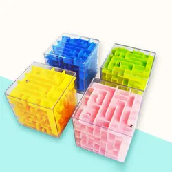 Средний 3D твердый лабиринт магические кубики 5,5 см подарок для детского сада Дырокол бусины Детские развивающие игрушки лабиринт
