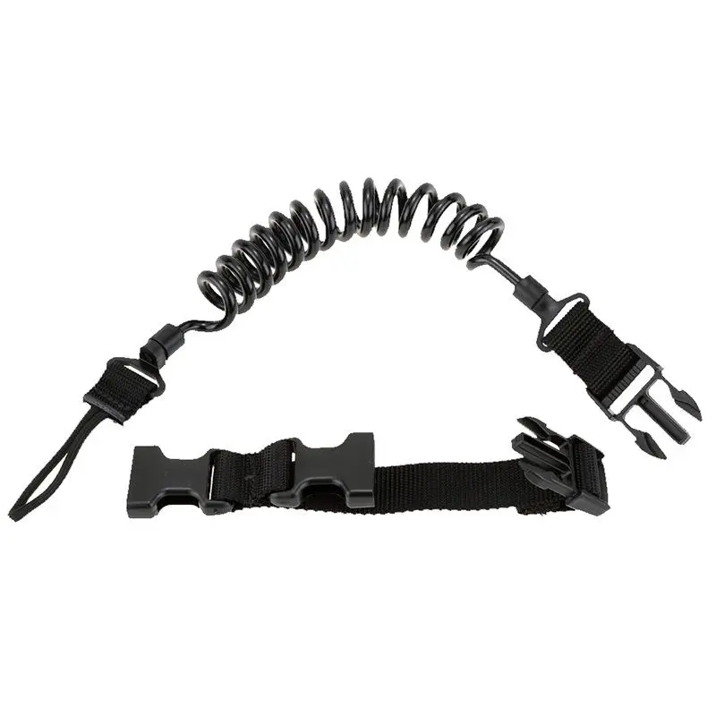 

Outdoor Tactical Two Point Rifle Sling Adjustable Bungee Airsoft Gun Strap System Paintball Gun Sling