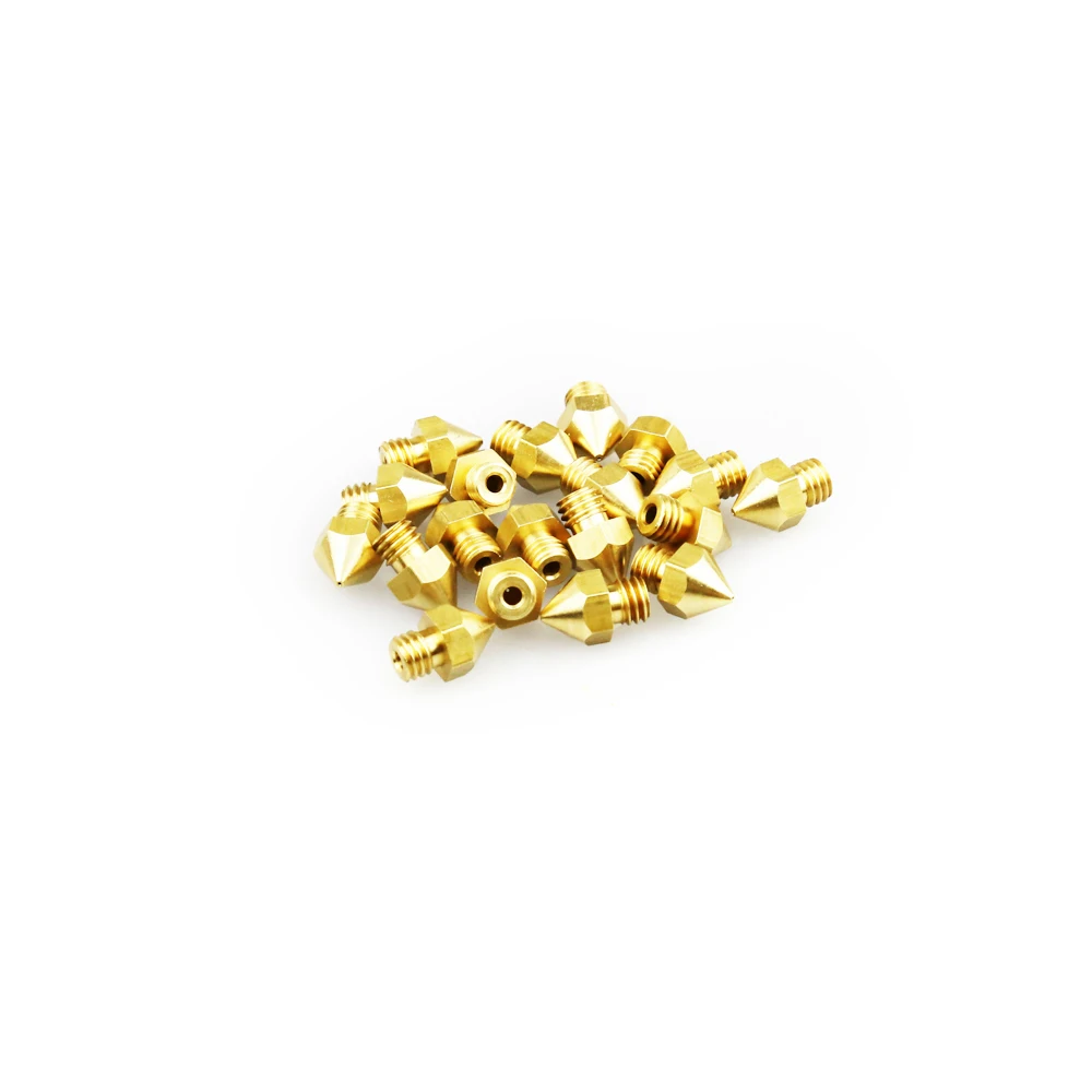 Насадка для 3D принтера Anet латунная насадка печати 0 5 мм 4 3 2 шт./лот|nozzle 3d|0.2mm nozzlenozzle