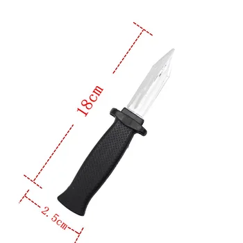 

Halloween Supplies Comedy Magic Plastic Retractable Dagger Joke Prank Props Knife Scary Trick Party Decoration Flick