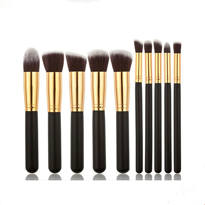 

Professional Makeup Brush Set 10pcs High Quality Makeup Tools Kit