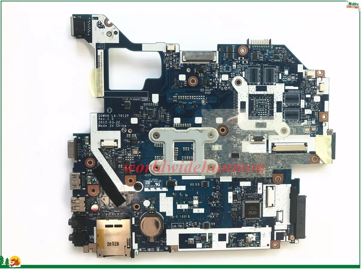 Оптовая и высококачественная материнская плата NBC1F11001 для Acer Aspire ноутбука Q5WVH HM70