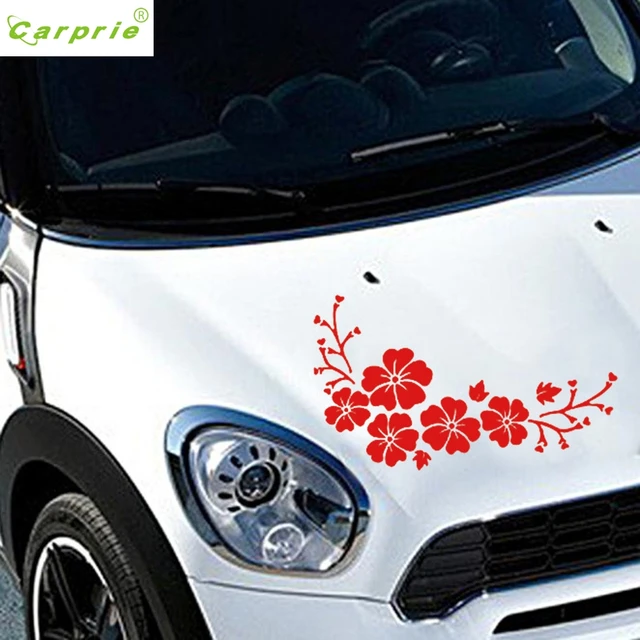 Car Decal Delicate Flying Flower Auto Pattern Truck Hood Side Car Decal Delicate Flying Flower Auto Pattern Truck Hood Side