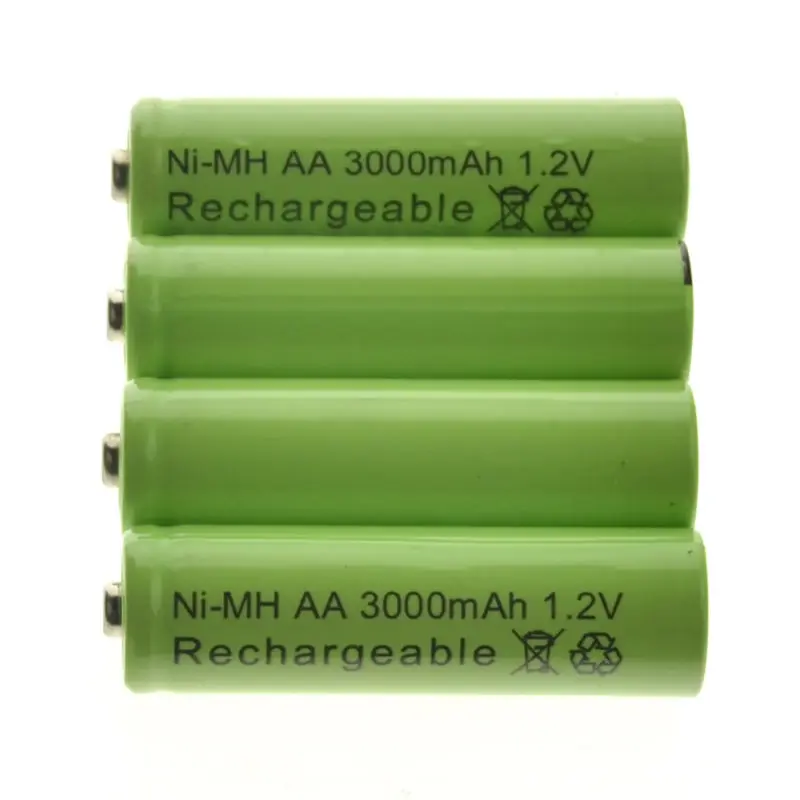 20 шт NiMH 3000mAh 1,2 v AA аккумуляторные батареи 2A Batteria Сад Солнечный Ni-MH светильник светодиодный светильник игрушка Mp3 ячейки Прямая поставка