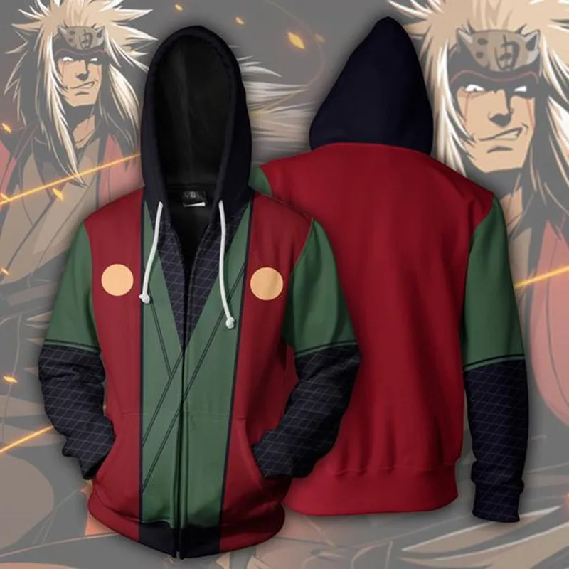 Anime Naruto0 Hokage Ninjia Uzumaki Thick Coat Cosplay Costume Zip Cotton Jacket