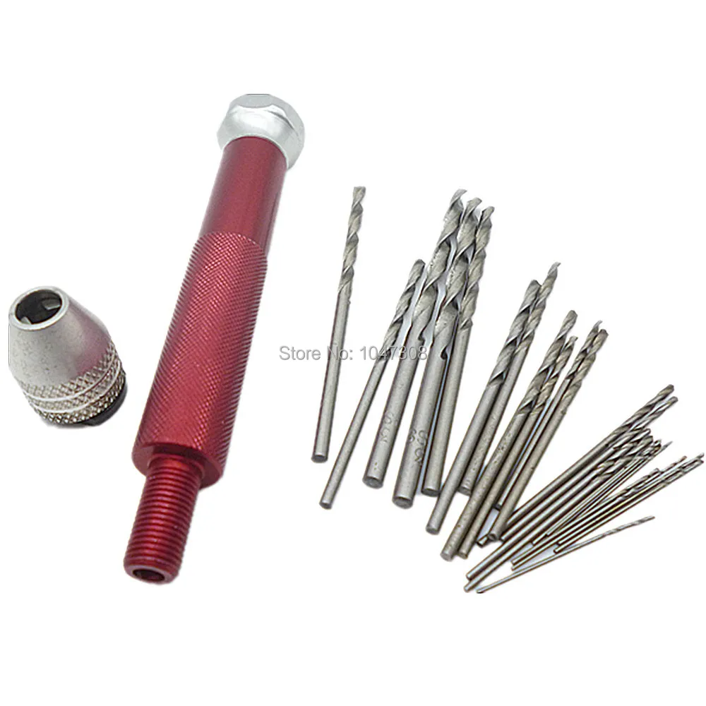 Wood Spiral Hand Push Drill Chuck for Jewelry Tool Micro Twist Bit