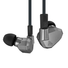 KZ ZS5 наушники 2DD+ 2BA гибридная технология драйвер в ухо монитор гарнитура шумоподавление HiFi музыкальные наушники с микрофоном