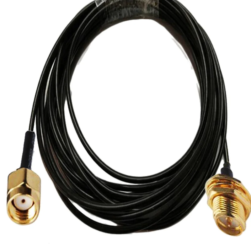 

RP-SMA Female to RP-SMA Male Connector RG174 RF Jumper Extension Pigtail WIFI Cable 50ohm 1/2/3/5/10/15/20m