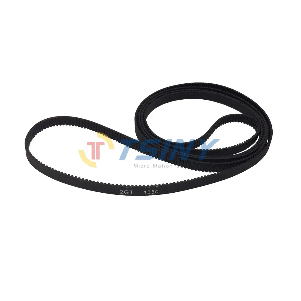 

Pack of 2pcs HTD 2GT Timing Belt Clooed-loop Length 1350mm Belt Width 6mm Pitch 2mm Teeth Number 675 for 3D Printer Part