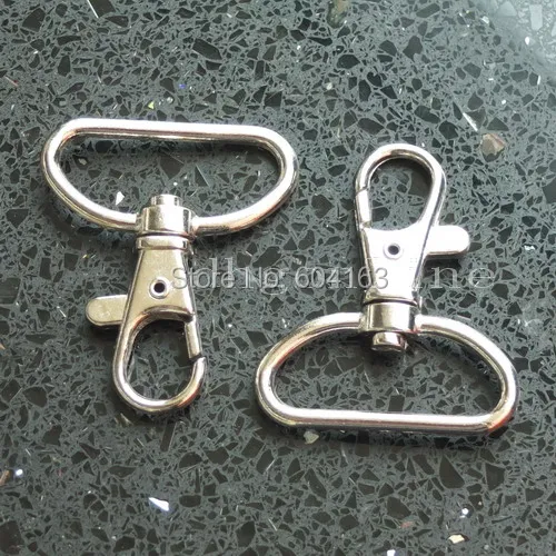

30 PCS SWIVEL CLIP SNAP Hook TRIGGER Webbing bag lanyard SC1AA125 Nickle