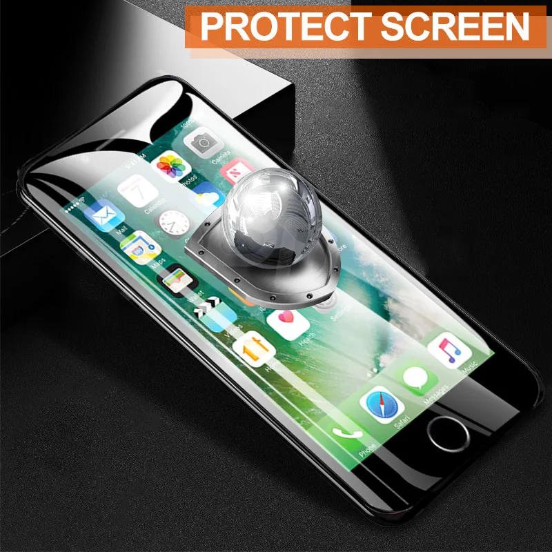 9D закаленное стекло для Apple iPhone 7 Защита экрана 6 8 Plus защитное aiphone i7 aphone 7Plus