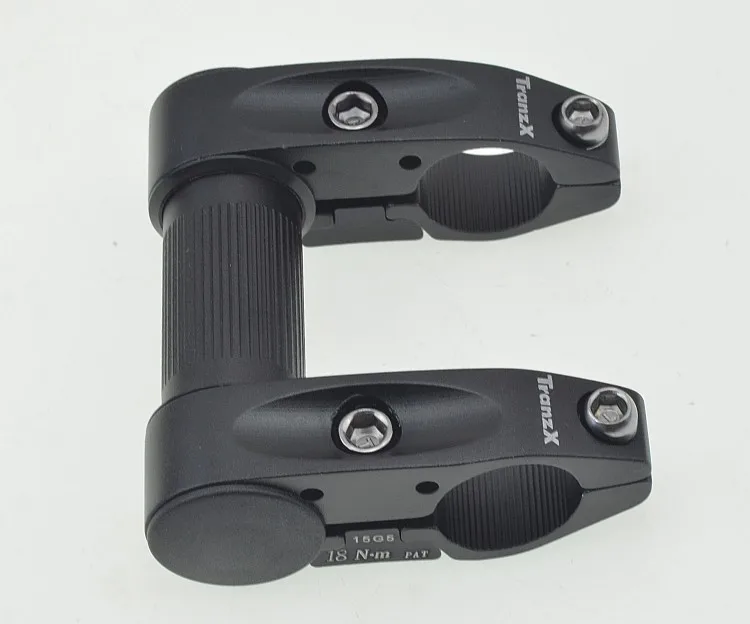 TranzX 25,4 мм складной велосипедный стержень адаптер стояк для складного велосипеда DA hon SP8 двойной держатель с двойной регулировкой угла стояка