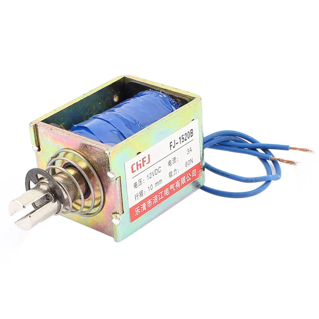 

UXCELL Push Pull Type Diy  Electromagnet Magnet Solenoid 10Mm 60N  12V 3A